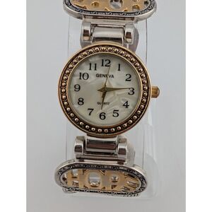 Geneva Watch Women 28mm Case Hope Love Friends Bangle Band- New Battery